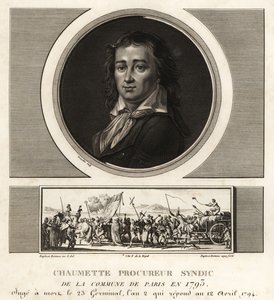 Pierre Gaspard Chaumette, Procureur Syndic de la Commune, atheïst