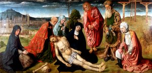 Pieta van Saint-Germain-des-Pres, c1500 door Unbekannt
