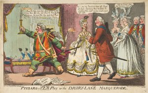 Pizzaro een nieuw toneelstuk of het Drury-Lane Masquerade, 11 juni 1799