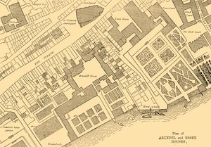 Plan van Arundel en Essex Huizen, 1881 door Unbekannt