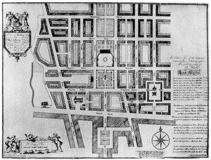 Plan van het landgoed van Lord Harley, Londen, 1907 door Unbekannt