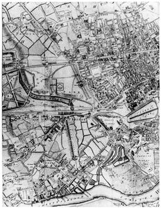 Plan van de parochie van St Georges, Hanover Square, Londen, 1907 door Unbekannt