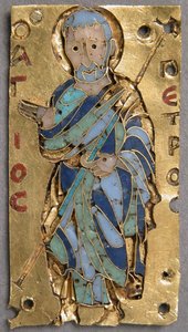 Plaquette met Sint-Pieter, Byzantijns, 11e eeuw