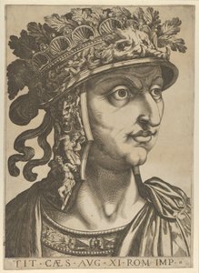 Plaat 11: Titus Vespasianus kijkt naar rechts, uit 
