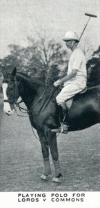 Polo spelen voor Lords v Commons, c1930 door Unbekannt
