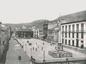 Plaza de la Candelaria, Santa Cruz de Tenerife, Canarische Eilanden, Spanje, 1895 door Unbekannt