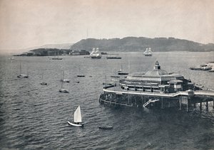Plymouth - De Pier, 1895 door Unbekannt
