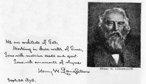 Gedicht geschreven door Henry Longfellow