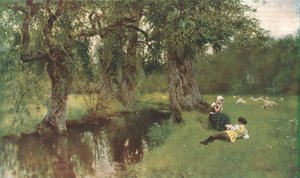 Dichter en boer, ca. 1902 door Unbekannt