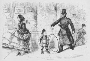 Politiecartoon in de Weekly, ca. 1859, 1938