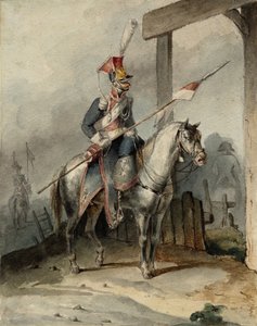 Poolse chevauleger van de Franse Keizerlijke Garde, ca 1808