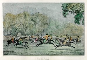 Polo in Tibet, 19e eeuw