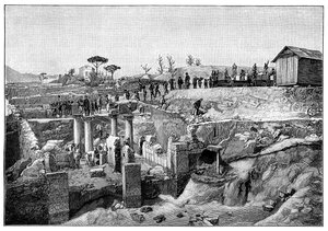 Pompeii, Italië, 1900 door Unbekannt