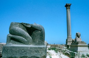 Pompeiuszuil, Alexandrië, Egypte