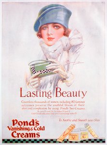 Ponds Cream advertentie, 1927