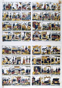 Populair Spaans beeld van het leven van Napoleon, 19e eeuw door Unbekannt
