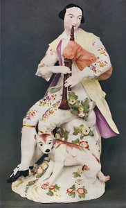 Porseleinen figuur gemarkeerd WD-CO. Derby, circa 1760