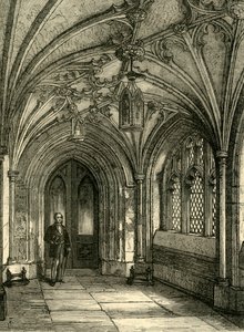 Portiek van de St. Sepulchres Kerk, ca. 1872 door Unbekannt