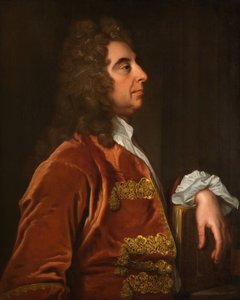 Portret van een man in rood, 1700-1750 door Unbekannt