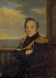 Portret van Admiraal Michail Lazarev door Unbekannt