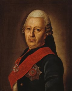 Portret van Alexey Mikhailovich Obrezkov 1718-1787, 1770s