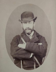 Portret van Camille Saint-Saëns 1835-1921, 1870 door Unbekannt