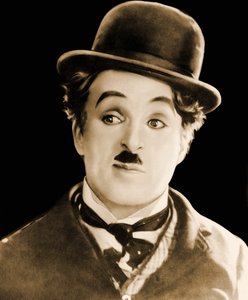 Portret van Charlie Chaplin