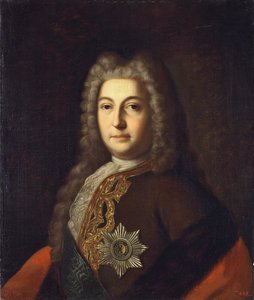 Portret van graaf Heinrich Johann Friedrich Andrei Ostermann 1687-1747, laat 18e eeuw door Unbekannt