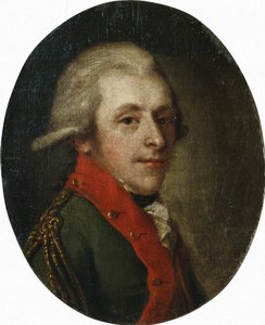 Portret van graaf Nikolay Alexandrovich Zubov 1763-1805, Laat 18e eeuw door Unbekannt