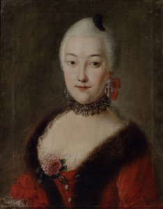 Portret van gravin Yekaterina Lobanova-Rostovskaya 1735-1802 door Unbekannt