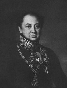 Portret van Dmitry Pavlovich Tatischev door Unbekannt