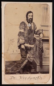 Portret van Dr. John Maynard Woodworth 1837-1879, voor 1879