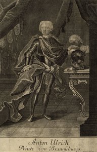 Portret van hertog Anthony Ulrich van Brunswick, ca. 1700 door Unbekannt