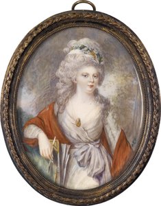 Portret van Keizerin Maria Feodorovna Sophie Dorothea van Württemberg 1759-1828, begin 19e eeuw