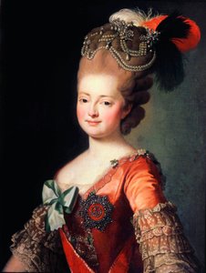 Portret van keizerin Maria Fjodorovna, laat 18e of begin 19e eeuw