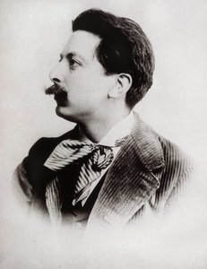 Portret van Enrique Granados (1867-1916), Spaanse componist en pianist. Foto door Unbekannt