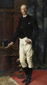 Portret van Ernst I, Hertog van Saksen-Altenburg 1826-1908, 1893 door Unbekannt