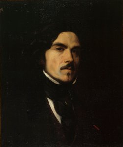 Portret van Eugène Delacroix 1798-1863, c. 1840