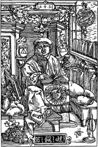 Portret van Francysk Skaryna 1486-1541, 1517