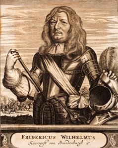 Portret van Frederik Willem, keurvorst van Brandenburg, hertog van Pruisen, 1675 door Unbekannt