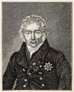 Portret van Friedrich von Motz 1775-1830 door Unbekannt