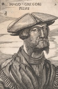 Portret van Georg Pencz Imago Gregori Peins door Unbekannt