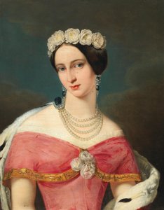 Portret van Groothertogin Alexandra Iosifovna van Saksen-Altenburg door Unbekannt