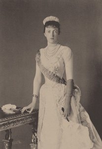 Portret van Groothertogin Anastasia Mikhailovna van Rusland