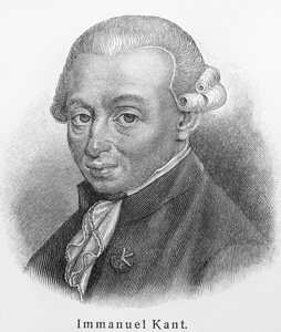 Portret van Immanuel Kant 1724-1804