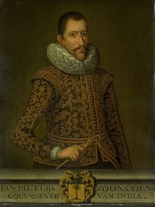 Portret van Jan Pieterszoon Coen (1587-1629) door Unbekannt