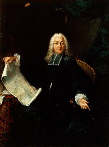 Portret van Jean de Lagrive 1689-1757, ca. 1740 door Unbekannt