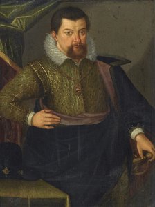 Portret van Johan George I 1585-1656, keurvorst van Saksen, 1611 door Unbekannt