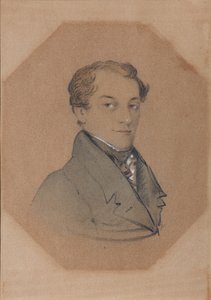 Portret van Kondraty Fyodorovich Ryleyev 1795-1826, eerste kwart van de 19e eeuw
