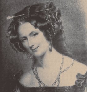 Portret van Lady Catherine Caroline Montagu 1808-1834, vrouw van Graaf Alexandre Joseph Colonna-Walewski, 1830s door Unbekannt